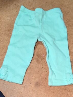 ❤️‍🔥10/$10❤️‍🔥 Baby Small Wonders Mint Green Leggings Size 3-6M